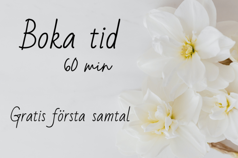 Boka gratis första samtal.