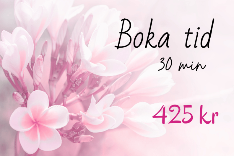 Boka tid 30 minuter.