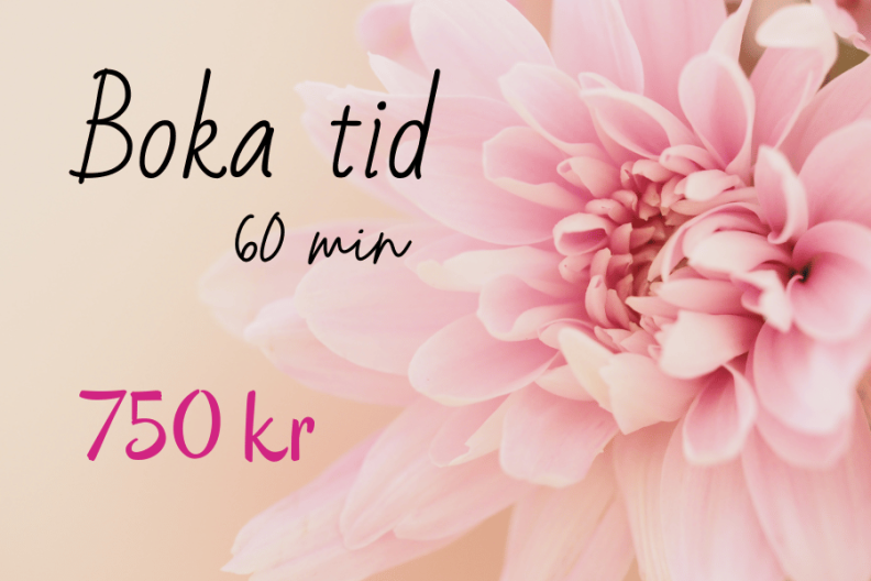 Boka tid 60 minuter.